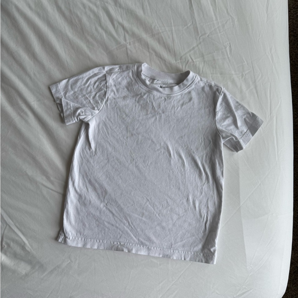 Primary Soft White Cotton Tee
